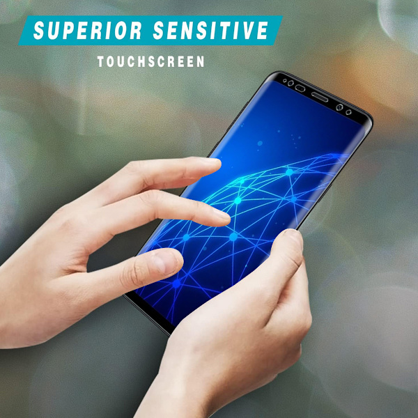 3x Fuld Dækkende Skærmbeskyttelse til Samsung S9 i Plast Transparent one size