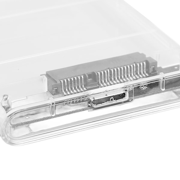 2,5 tum Hårddiskinneslutning 5 Gbps Överföring Repskyddande Extern HDD-Fodraladapter för 2,5 tum SATA Hårddiskar SDD