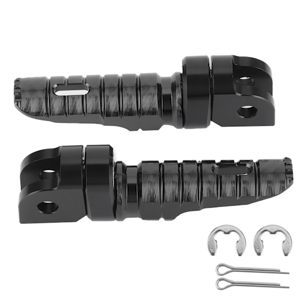 Par Fotpinnar Pedaler Motorcykelmodifiering Passar för Honda CB125R CB300R CB1300SF CB600F Svart
