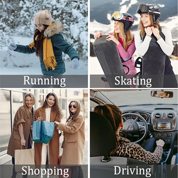Lätt, mjuk, ribbad, tjock halsduk, stickad sjal, omslag för kvinnor, höst och vinter