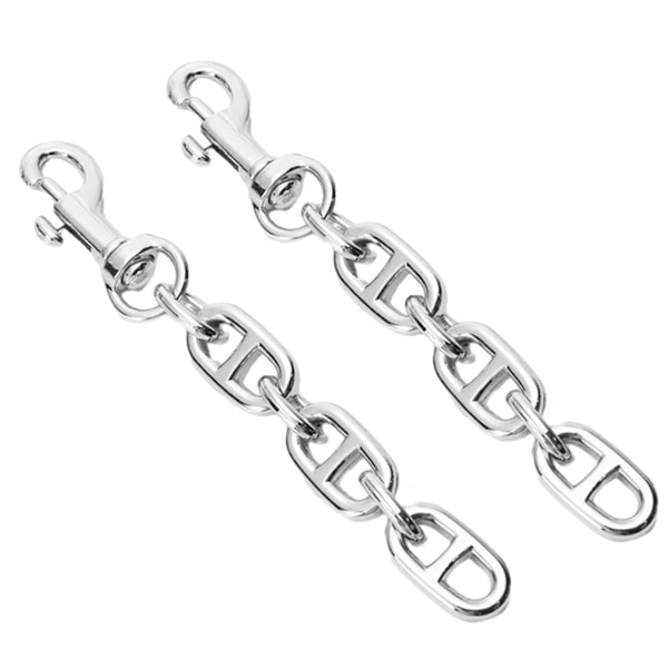 2 st Väska Strap Förlängare Väska Förlängare Kedja För Axelväska Metallkedja Strap Förlängare Ersättning Väska Förlängare Tillbehör