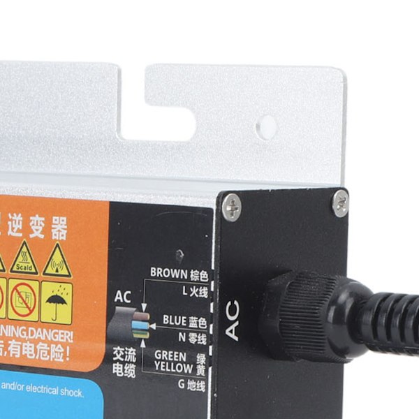 500W Solcelle Mikro Inverter Sinus Bølge Strømbeskyttelse Aluminium Legering AC 220V Solcelle Nettilsluttet Mikro Inverter til Solpanel