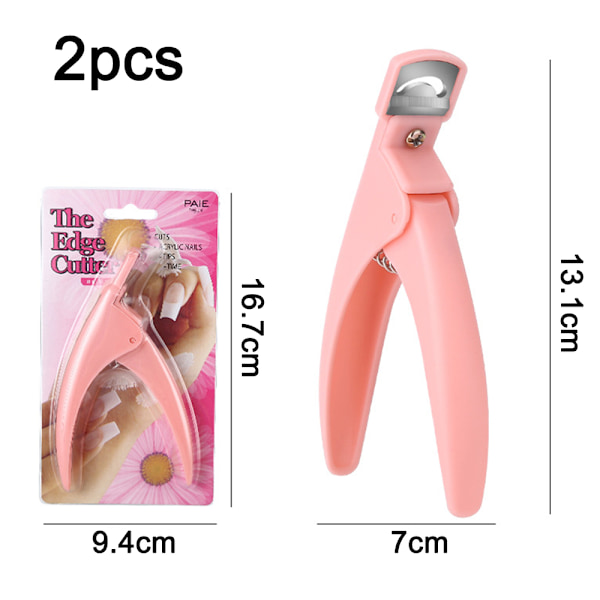 Kunstig Akryl Falsk Negl Spids Klippeklipper Trimmer Manicure Pedicure Skarp Blad Klip Værktøj