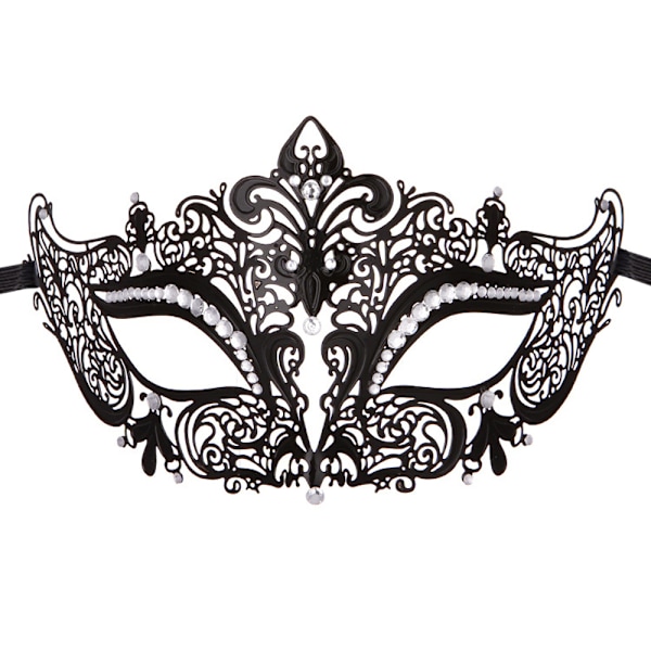 Maskeradmask för kvinnor Ögonmask för festbal kostym Mardi Gras, Retro masker