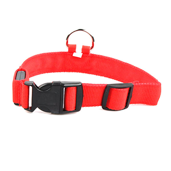 LED-hundekrage USB-oppladbar lysende hundekrage justerbar TPU-kjæledyrkrage