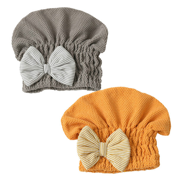 Mikrofiber Hårhandduk för Snabbtorkande Hår Mjuk Hår Turban