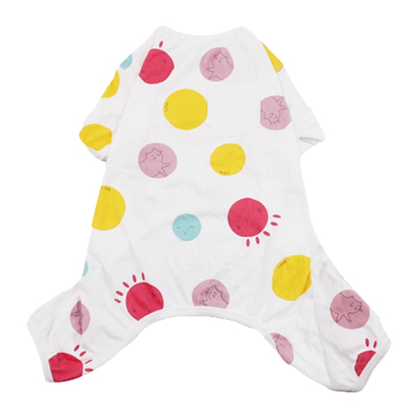 Koiran pyjama, koiran haalari onesie söpöllä, 4-jalkainen koiran pyjama pienille ja keskikokoisille koirille