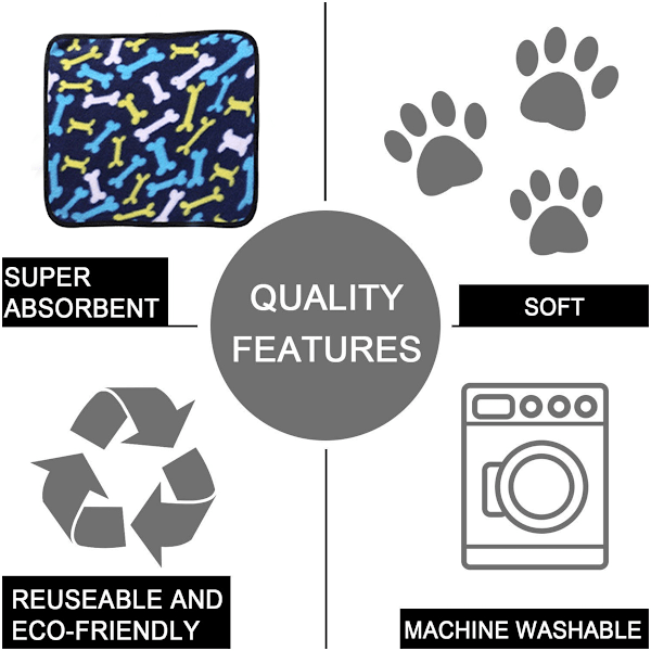 Hundfiltar, mjuk fluffig fleece husdjursfilt varm sovmatta bentryck design valp kattunge filt hundmatta, för husdjur