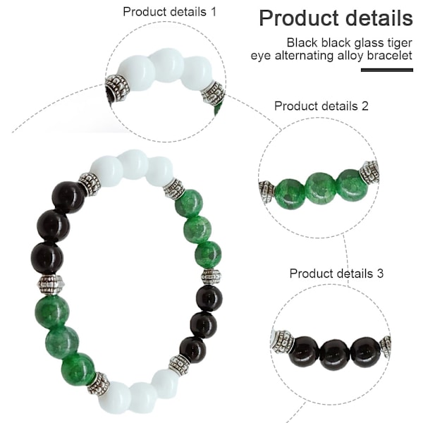Beskyttelsesarmbånd til Beskyttelse Bringer Held og Velstand Hematit Sorte Armbånd