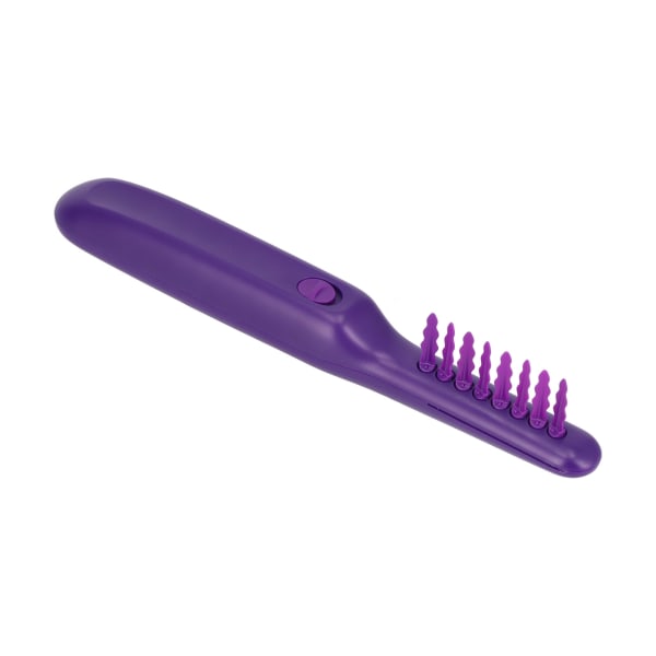 Detangling Brush Purple Anti Knotting Portable Roterable Wet