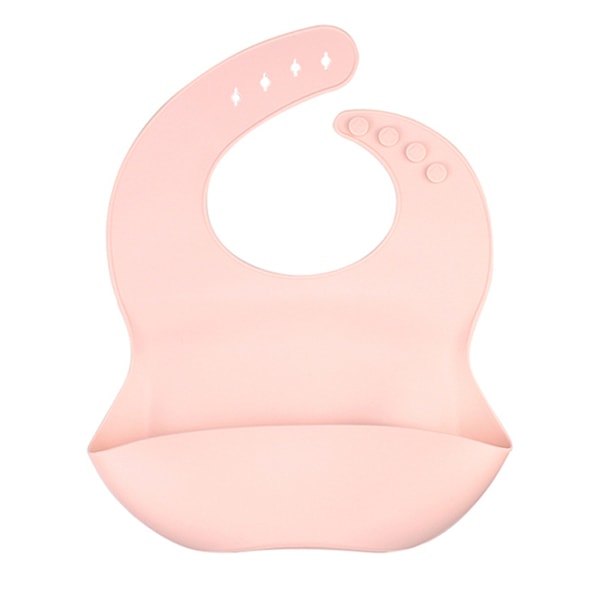 Silikonbabysalvor för spädbarn & småbarn (6-72 månader), Vattentäta, Mjuka, BPA-fria, Lätt att rengöra (Blå och Rosa)