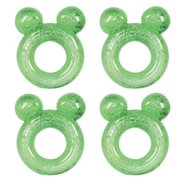 Uppblåsbara Pool Float Tubes, Djur Cartoon Form Simrings Tjock PVC Flyt Simring med Handtag Strand Pool Party Tillbehör för Barn