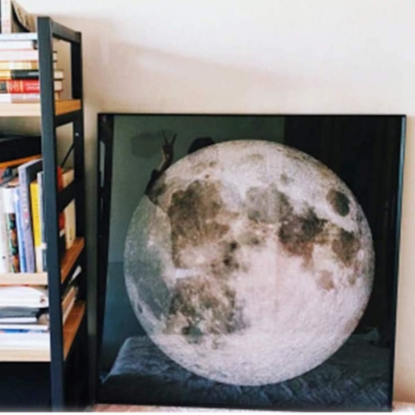 1000 Palan Pyöreä Palapeli DIY Avaruus Kuu Maa Ympyrä Palapelit Koulutuspaineen Purku Puzzle Lelut Aikuisten Lapsille Maa