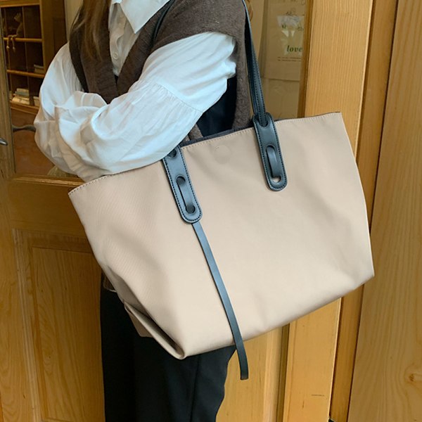Dametasker Mode Stor Kapacitet Rummelig Taske Kvinders Crossbody Pung Mode Håndtaske Top Hånd Satchel