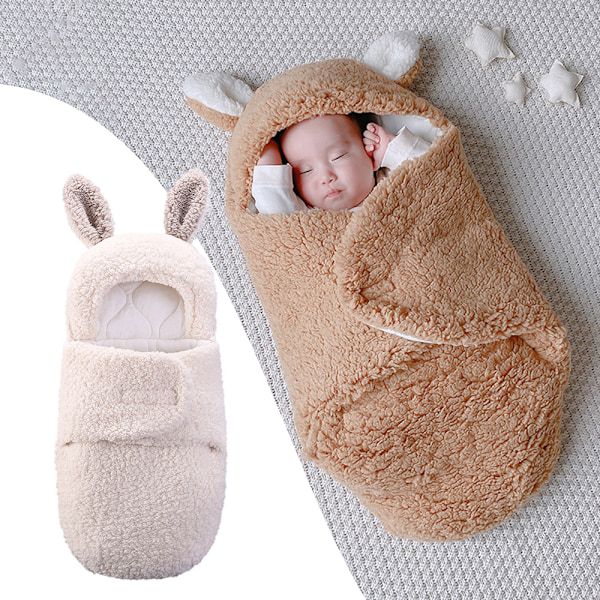 Nyfødt Modtagelses Tæppe Baby Sove Wrap Swaddle