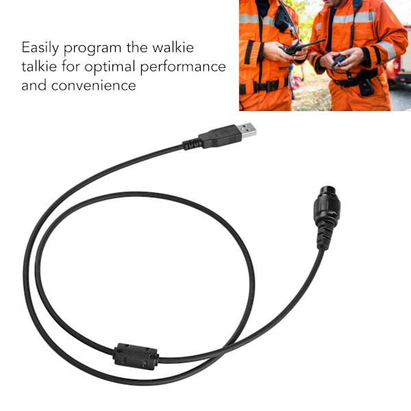 PC37 USB Programmeringskabel Walkie Talkie Frekvens Skrivlinje Klar Kommunikation för Hytera MD650 MD780