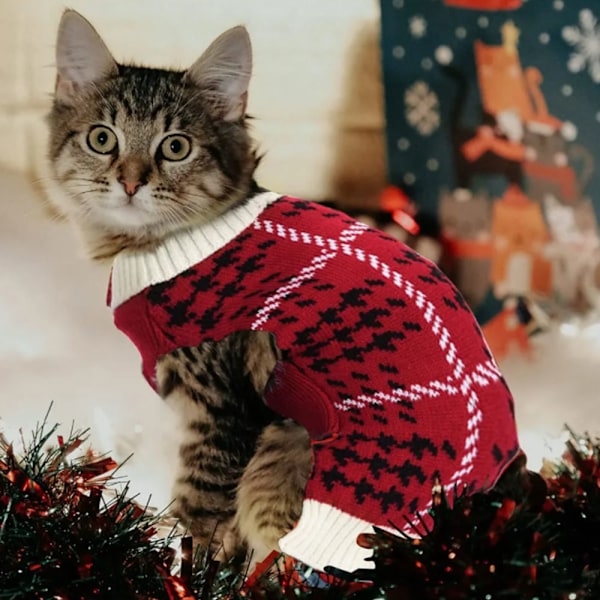 Vinter hundetøj kæledyrs sweater jule kæledyr tøj vinter varm hund sweater
