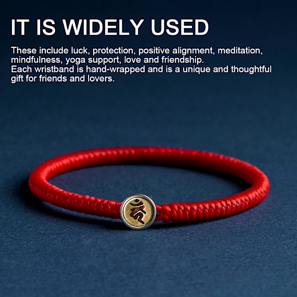 Handgjord vävd strängarmband handledsband | Justerbart unisex vänskapsband för män kvinnor rött rep armband
