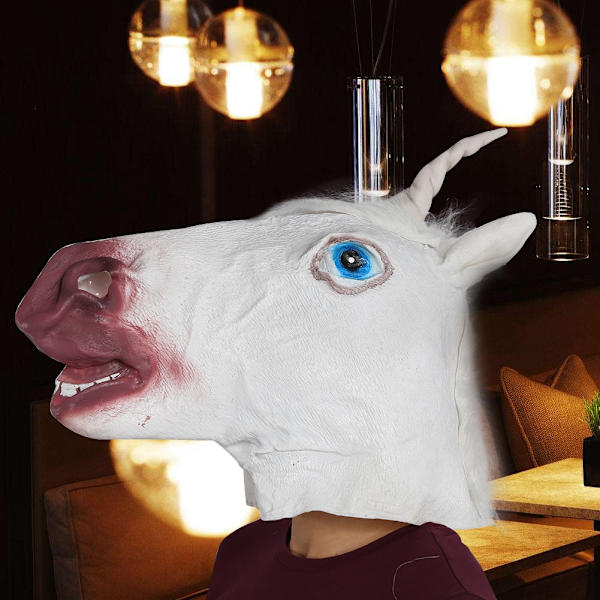 Realisttisk Cosplay Dyreformet Halloween Hovedmaske Sjov Karneval Kostume Dansefest Rekvisit