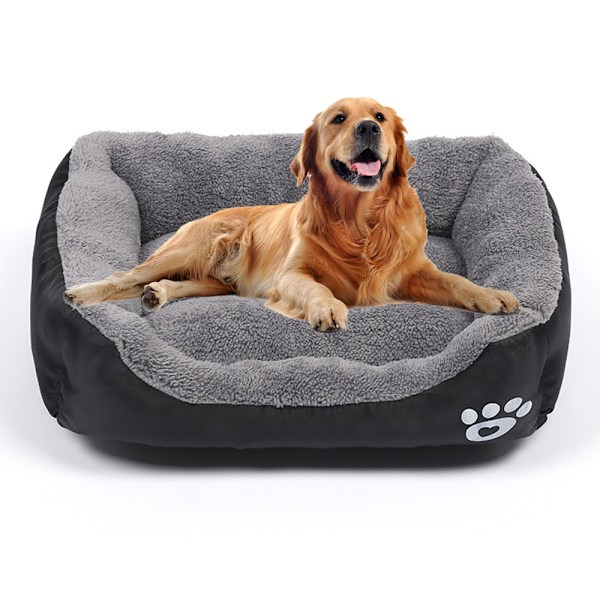 Hundebed, Hundebed til Store Hunde, Vaskbar Dyremadras Komfortabel og Åndbar Stor Hundebed