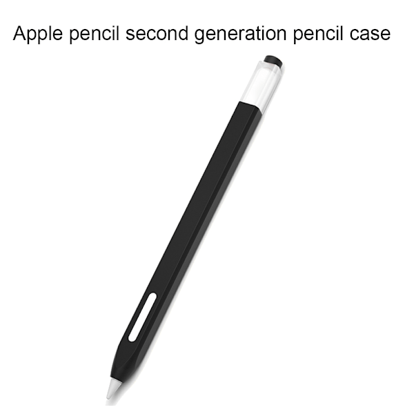 Skyddande mjukt silikonskal, kompatibelt med Apple Pencil 2:a generation, genomskinlig geléfärg