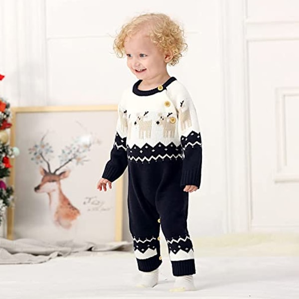 Babyjultröja, Toddler Rensa Kläder, Långärmad