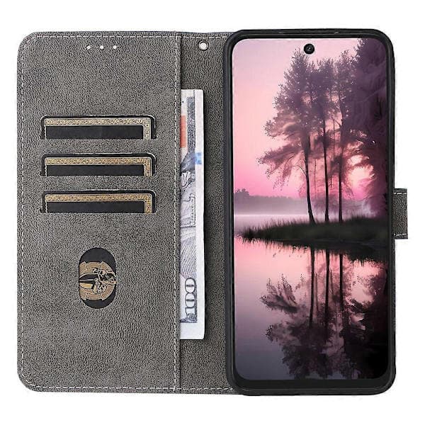 Wallet Case for TCL 60 SE NxtPaper 5G with RFID Blocking, PU Leather, Phone Case with Stand and Strap, Black[TT]