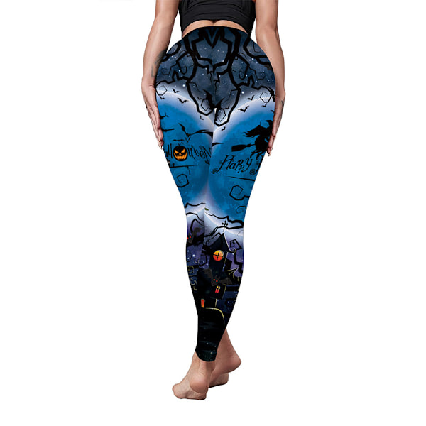 Dame Trykte Leggings Halloween Leggings Halloween Kostume Leggings Stræk Sjove Løbebukser Tights Trænings Leggings Bukser