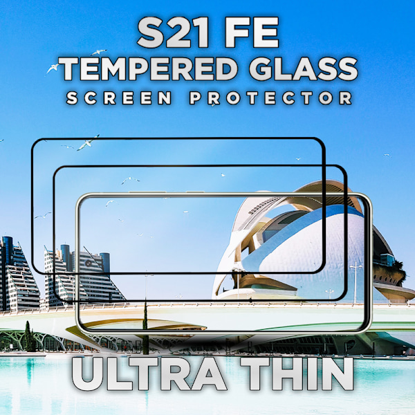 Samsung S21 FE Härdat Glas Skärmskydd – 9H Hållbarhet och Kristallklar Skärm