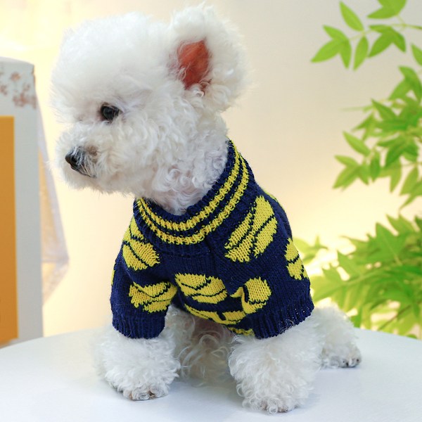 Hundtröjor för små hundar, husdjurströjor Klassisk stickad vinterflicka Pojkar Hundkläder Chihuahua Rock Varm Valp Kostym Kläder