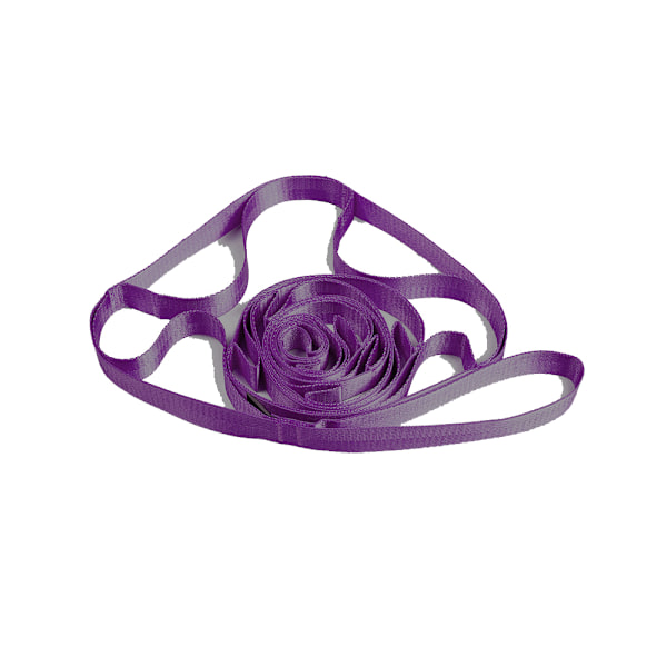 Yoga Strap Strækrem Rehabilitering Multi-Loop Rem Ikke-elastisk Træningsrem til Pilates, Dans