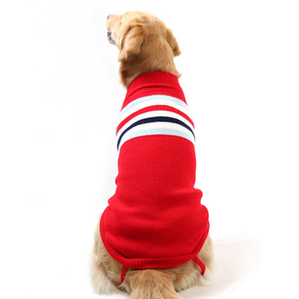 2 stk. kæledyrs tøj Hund varm tøj Hund sweater i efterår og vinter