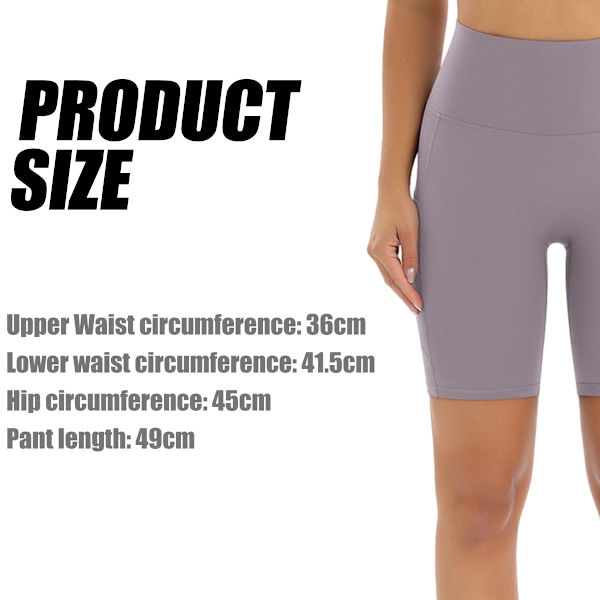 Plus Size Biker Shorts til Kvinder - Høj Talje XL-4X Mavekontrol Kvinders Shorts med Lommer Leggings