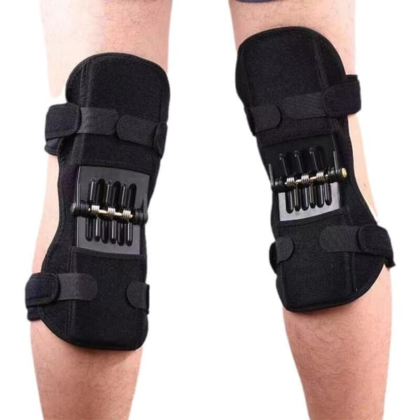 Spring Power Knee Pads, Knee Booster, Powerful Knee Joint Support, Anti-slip, Rebound