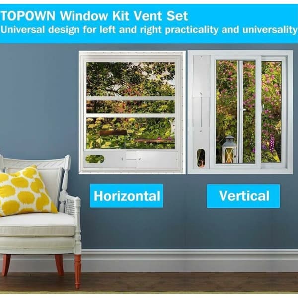Portable Air Conditioner Window Kit - Durable PVC - Adjustable Length 43 to 140 cm - Sealing Strip for Sliding Windows