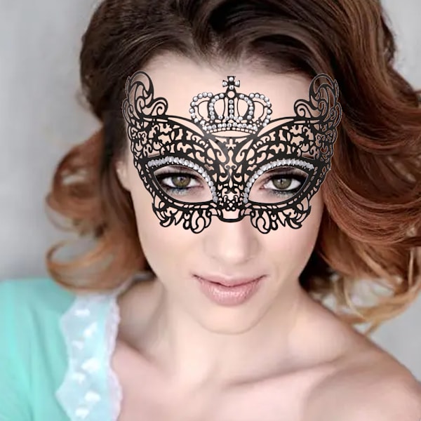 Maskeradmask för kvinnor, festkvällsbalmask bar kostymaccessoar, retromasker