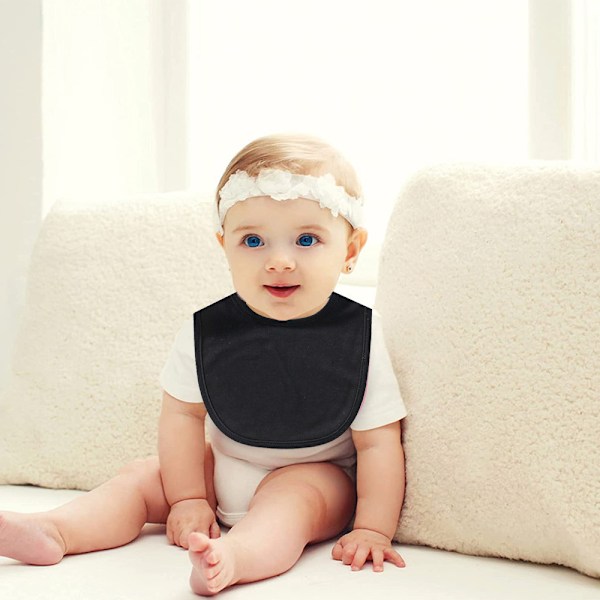 Baby Bandana-Sjal Spott-Bibbar Mjuka och Absorberande Organiska Bomullsbandana-Bibbar Set för Pojkar Flickor Nyfödda Unisex