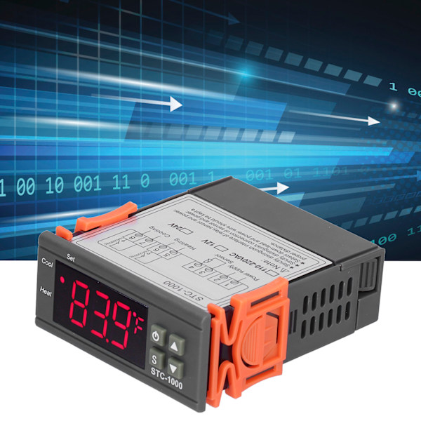 Digital Temperaturregulator Kyla och Värme Termostat med NTC-Sensor STC-100024V