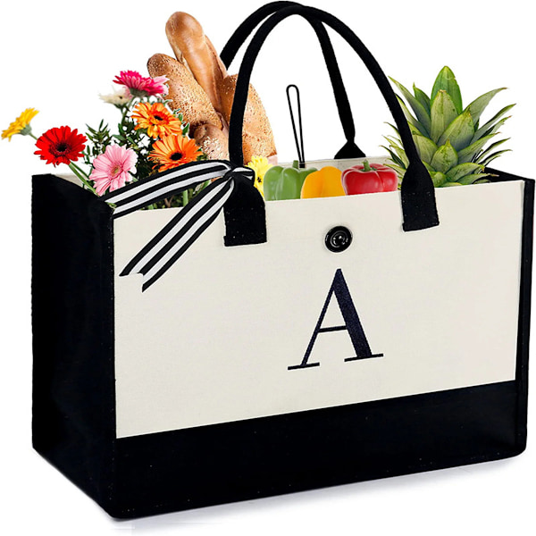 Damväska axelväska stor axelremsväska shoppingväska tote väska estetisk canvas tote söt tote väskor