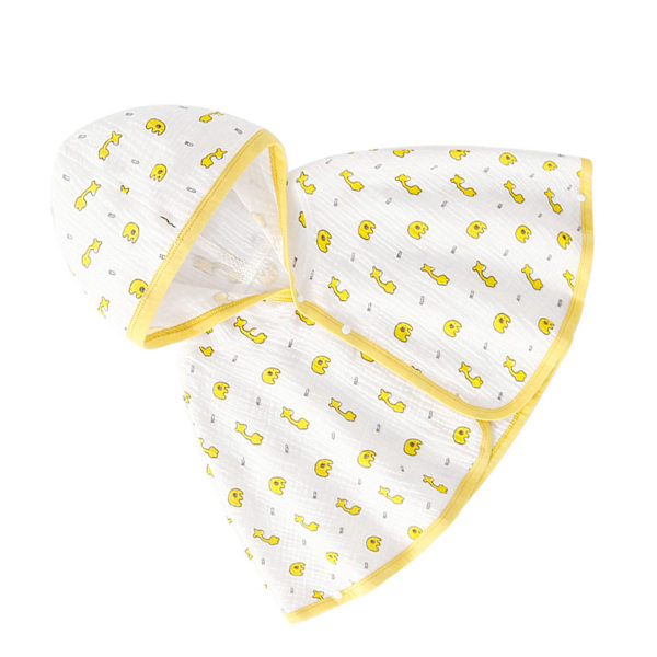 Baby Kappe Kappe Sommer Åndbar Hætte Blære Crepe Solbeskyttelse Baby Kappe til Småbørn L Længde 15in