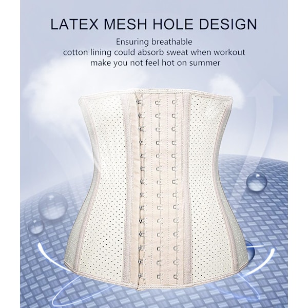 Talje-træner til kvinder Underbust Latex Sport Livrem Korsetter Cincher Timeglas Kropsformer