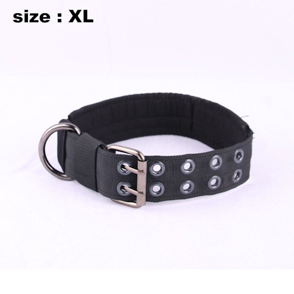 Hundekrage for stor hund, pit bull krage, nylon, kraftig, tykk hundekrage