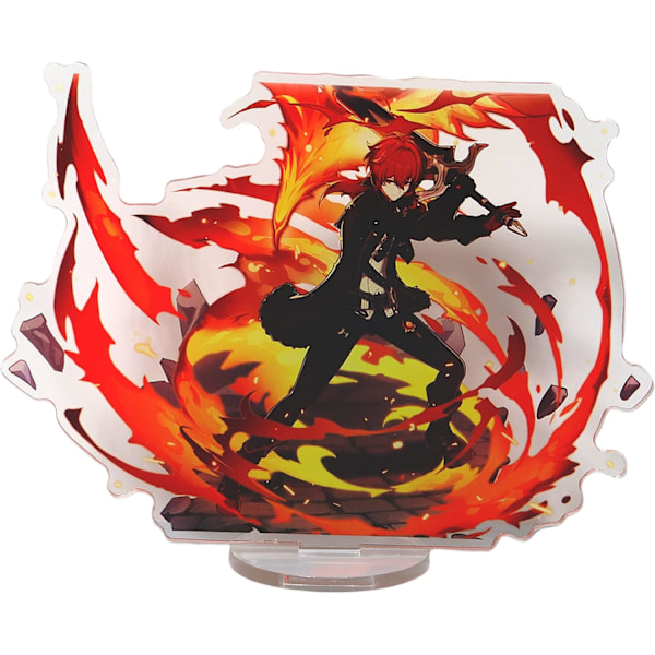 Genshin Impact Figur Akryl Periferi Spil Poster Stående Figur Periferi Bord Dekoration