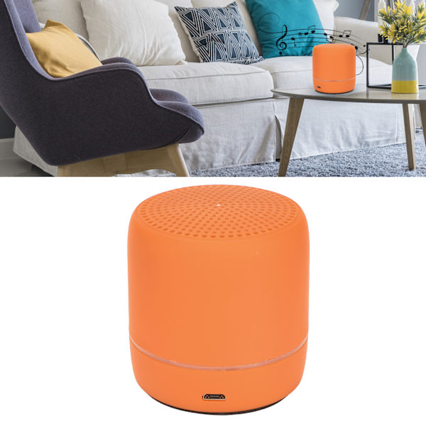 Portabel Bluetooth 5.0 Högtalare Bass Stereo 280Hz‑16KHz Mini Resehögtalare för Utomhus Orange
