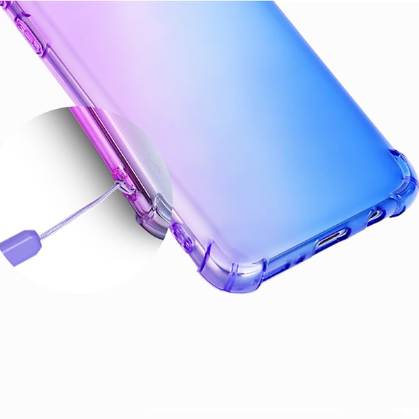 iPhone 14 Pro Max, Silikonskal, Blå/Rosa Blå/Rosa