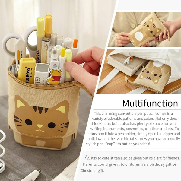 Stor Kapacitet Blyantstift Etui Box Organizer Stor Opbevaring til Bullet Journal
