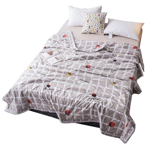 Tvättbar Queen Sommar Luftkonditionering Comfoter Quilt filt