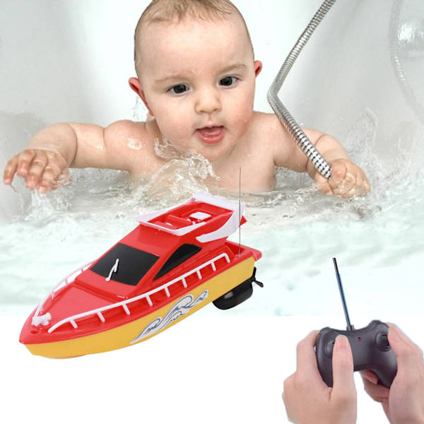RC Båt Leksak Super Mini Hastighet Fjärrkontroll Skepp Elektriska Båtar Leksaker För Barn Present