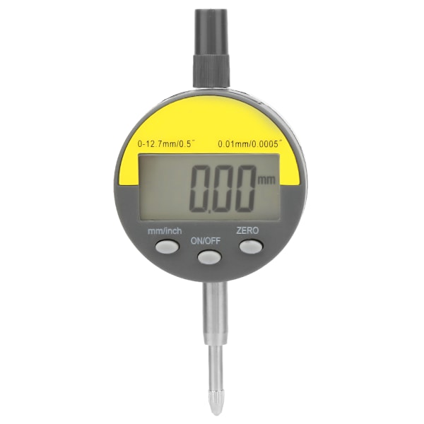 Høj præcision fuldskærms digital display urskiveindikator rækkevidde måler 0-12,7 mm