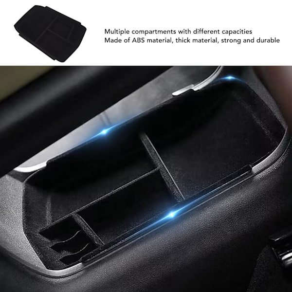 Bil Centerkonsol Organizer Automotive Center Console Bund Opbevaringsskuffe Udskiftning til XT6 2020‑2023
